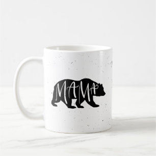 Mamma Modern grafik- och typografiskt kaffe Mugg