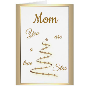 Mamma: modern lyxdesign hälsningskort