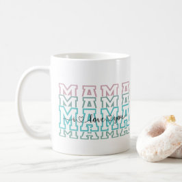 Mamma Modern Mamma Kids Namn Mors dag Kaffemugg