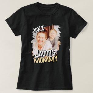 Mamma Modern Simple Grunge Anpassningsbar Baby Pho T Shirt