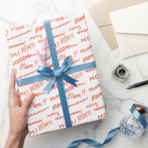 Mamma! Mommm! Funny Mors dag Gift Wrapping Papper