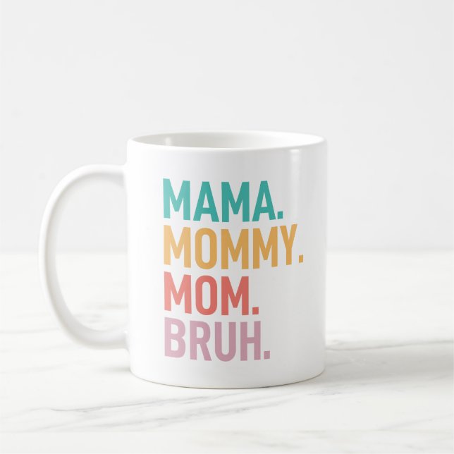 mamma mommy morsan bruh rolig mors dag kaffemugg (Vänster)