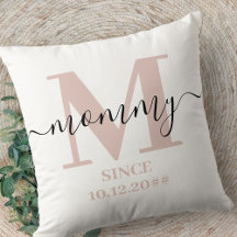 Mamma Monogram Elegant Script Subtle Rosa