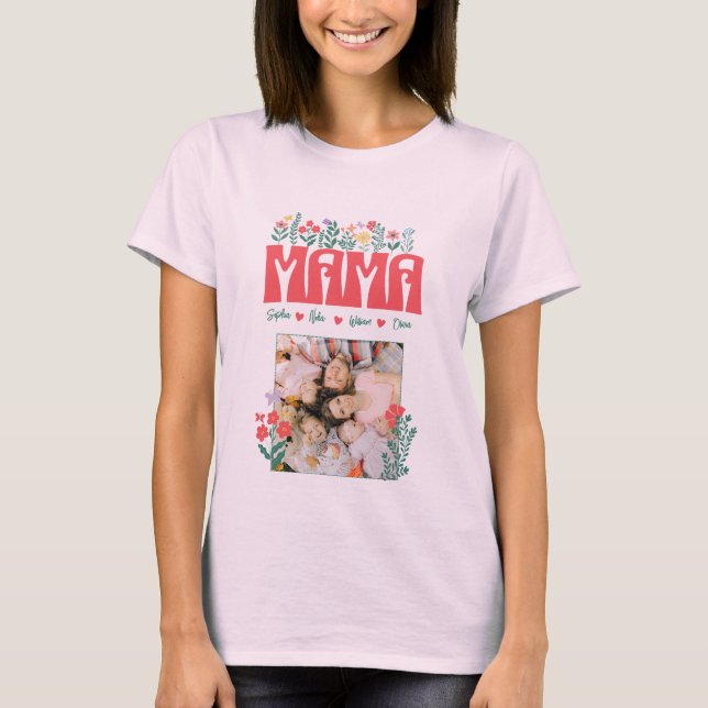 MAMMA MOR BEST MAMMA - Anpassa det till MAMMA MAMM T Shirt (Framsida)