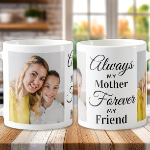 Mamma Mor Dotter Citat Personlig 3 Foto Kaffemugg