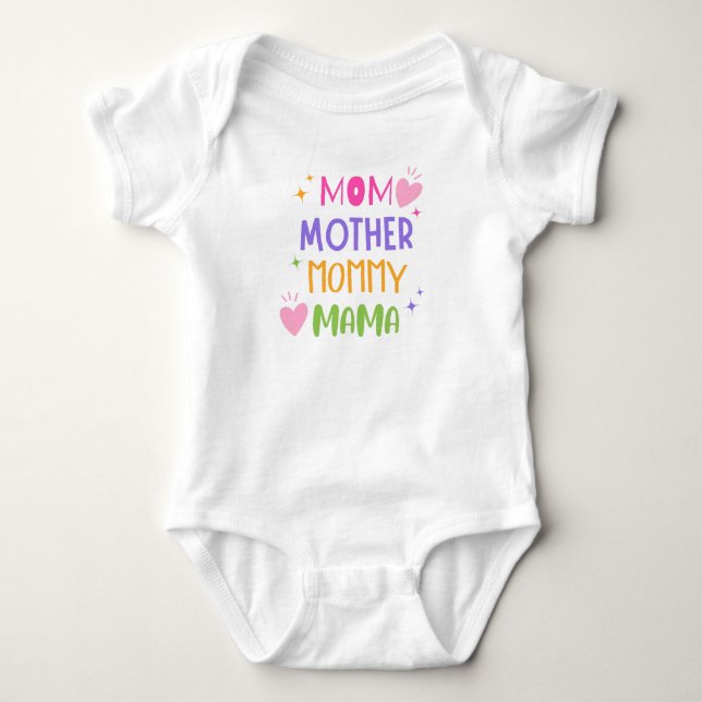 Mamma mor mamma mamma t shirt (Framsida)