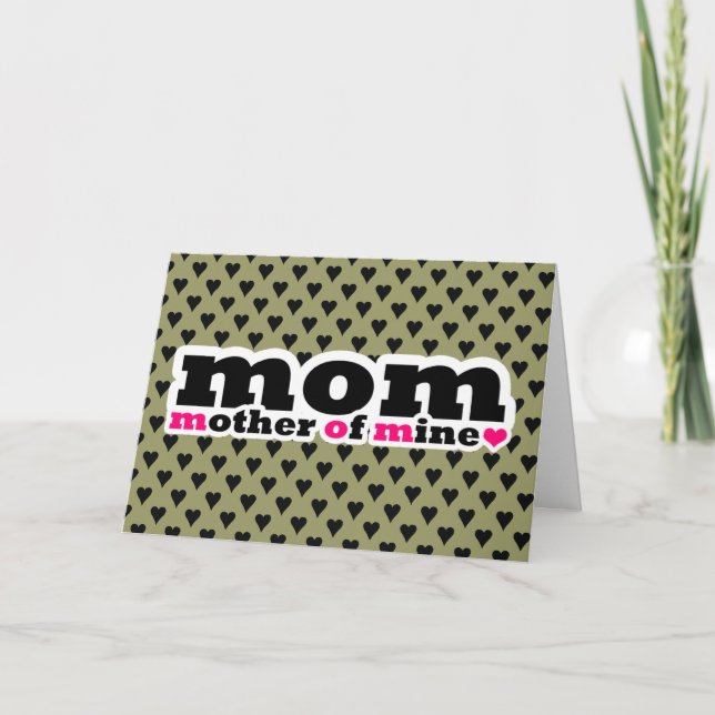 MAMMA MOR, MIN MORS DAG-KORT KORT (Framsida)