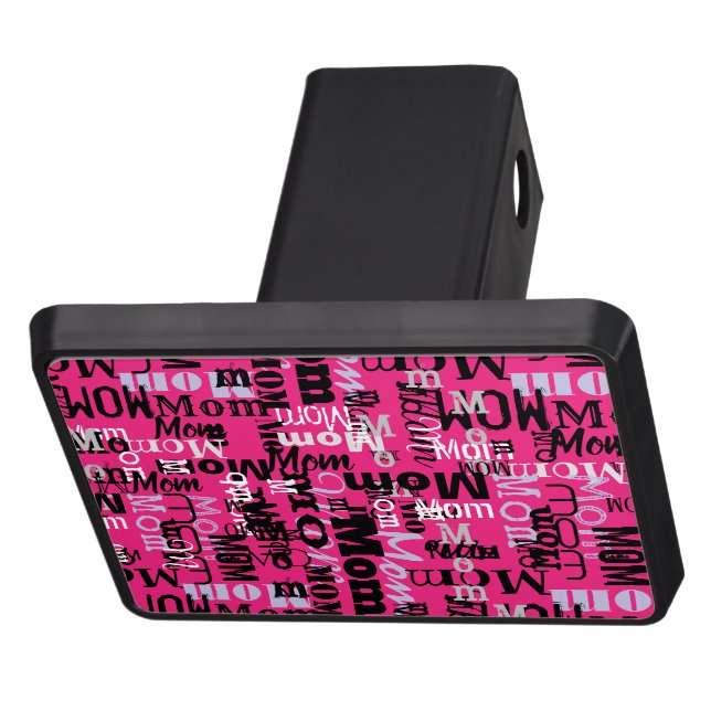 MAMMA MOR Mors dag Anpassningsbar  Rosa Trailer Dragkroksskydd (Topp)