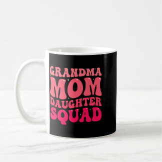 Mamma Mormor Dotter Trupp Matchande Familj Kaffemugg