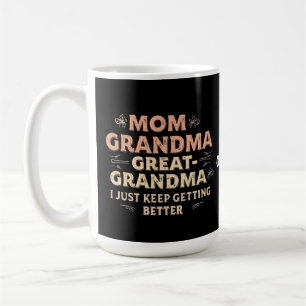 Mamma, mormor, Underbar mormor, jag Behålla att bl Kaffemugg