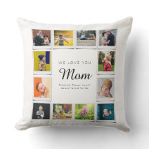 Mamma Mors dag fotosamlingsmall vit