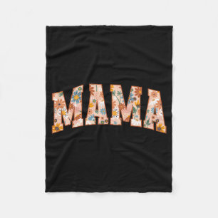Mamma Mors dag Gardener Mamma Flowers Cute 1 Fleecefilt
