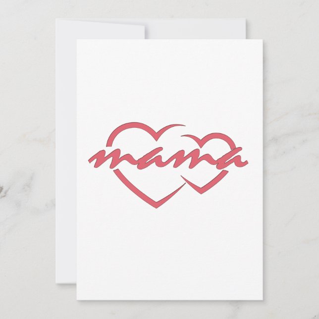 Mamma Mors dag-gåva till bästa MAMMA-dagskorgen Inbjudningar (Framsida)