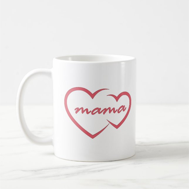 Mamma Mors dag-gåva till bästa MAMMA-dagskorgen Kaffemugg (Vänster)