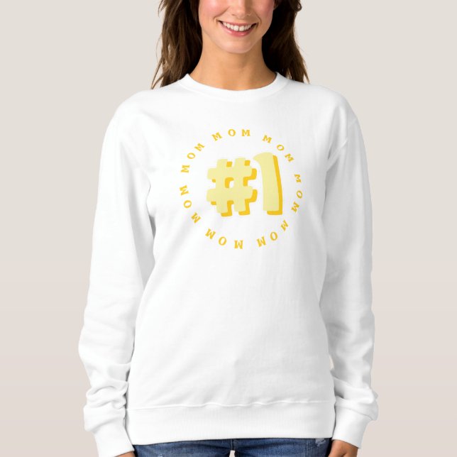 MAMMA Mors dag Gift Modern Sweatshirt T Shirt (Framsida)