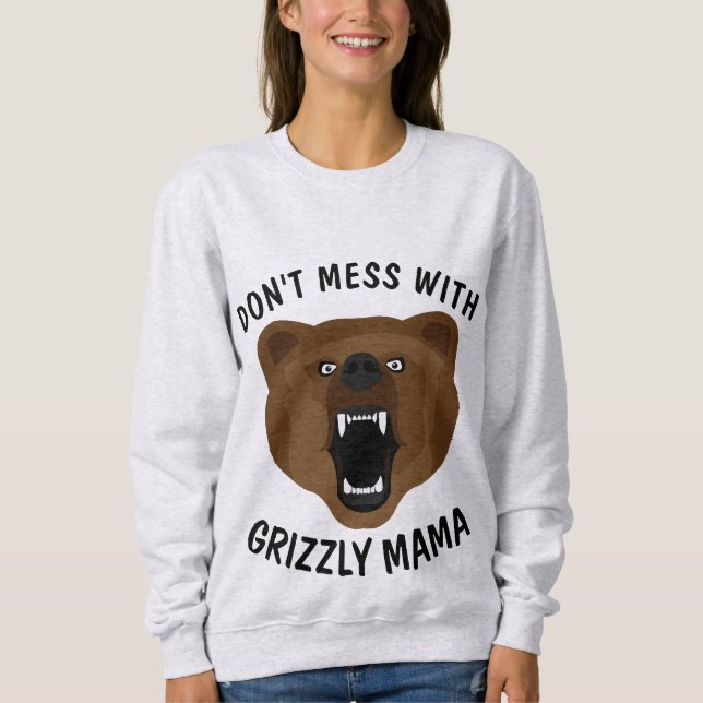 MAMMA MORS DAG GRIZZLY BEAR BÄRBARA T-SHIRTS (Framsida)