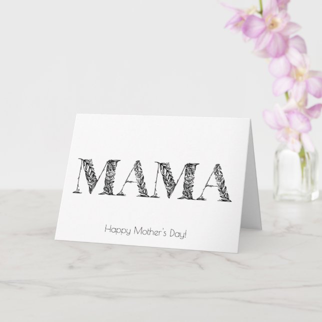 Mamma Mors dag-kort Kort (Orkide)