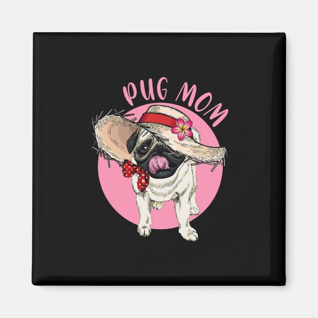 Mamma Mors dag Mama Mamma Mor Mops  Magnet (Framsidan)