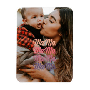 Mamma Mors dag Personlig Photo Magnet