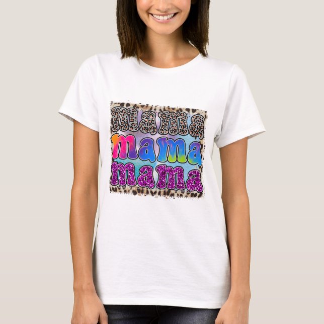 Mamma - Mors dag T Shirt (Framsida)