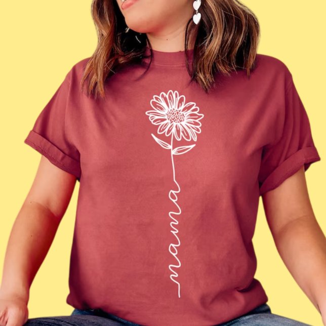 Mamma-MORS DAG T Shirt (Floral Mother's Day )