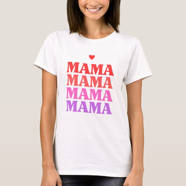 Mamma Mors dag T Shirt (Framsida)
