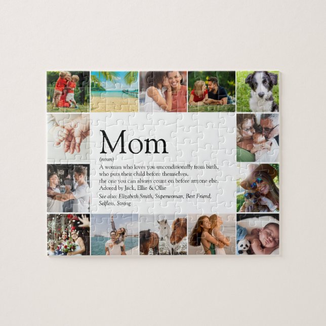 Mamma, Morsa, Mor Definition 14 Foto Pussel (Horisontell)