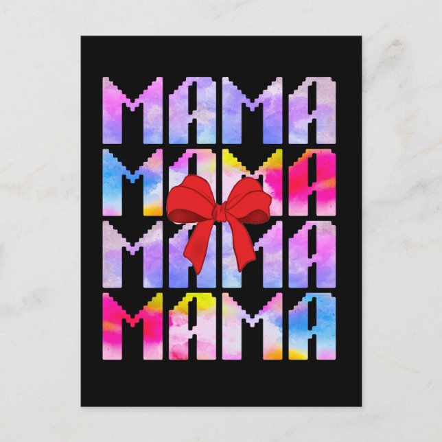 Mamma Morsdagspresent Till Mamma Vykort (Framsida)