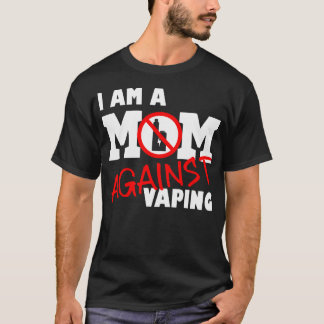 Mamma mot förångning av anti-Vape Quit förångning, T Shirt
