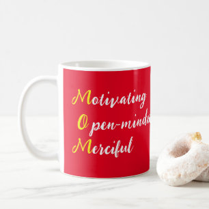 Mamma: Motivering av rättfram text Kaffemugg