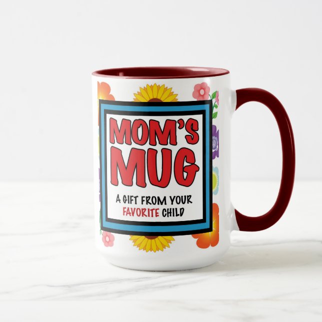 Mamma mugg från henne favorit- barn (Höger)