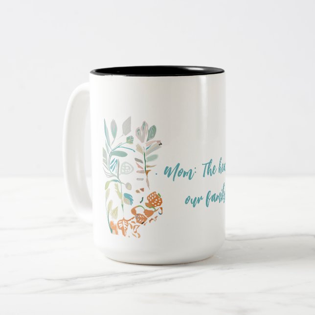 Mamma Mugg - minimalistisk | Elegant Mor's Day Gif (Framsida vänster)