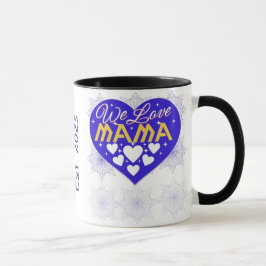 Mamma Mugg - minimalistiskt Mamma-kaffe, Kopp