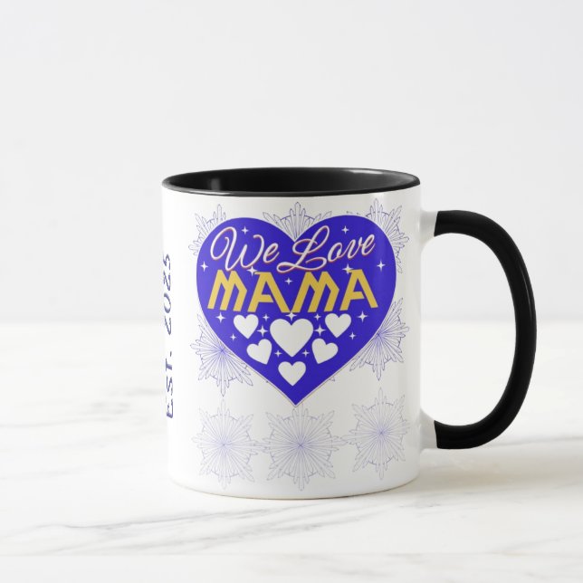 Mamma Mugg - minimalistiskt Mamma-kaffe, Kopp (Höger)