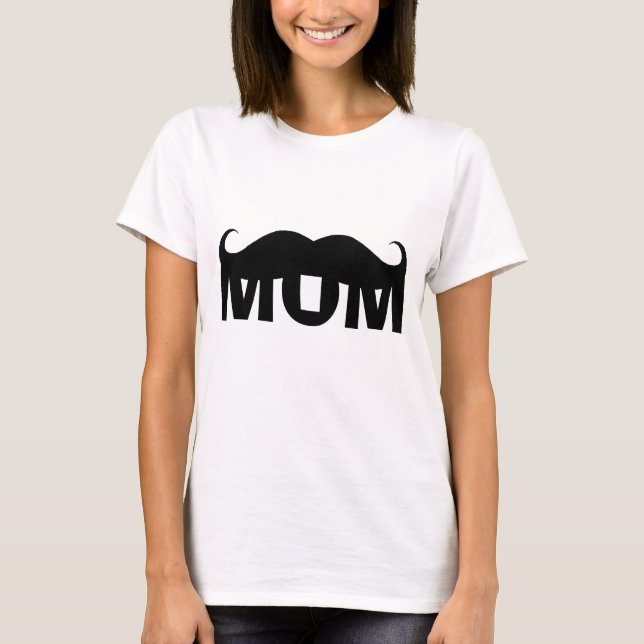 MAMMA MUSTACHE TEE (Framsida)