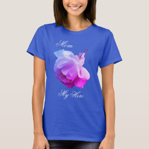 Mamma My Hero Vit ros Flower T Shirt