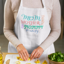 Mamma Namn Personlig Apron
