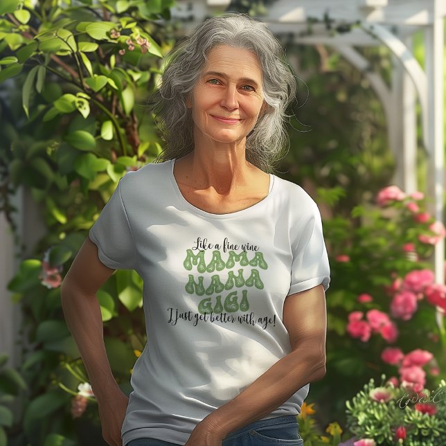 Mamma Nana Gigi T Shirt (Skapare uppladdad)