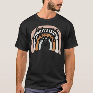 Mamma Needs Coffee Boho Rainbow Mamma Life Mor T Shirt