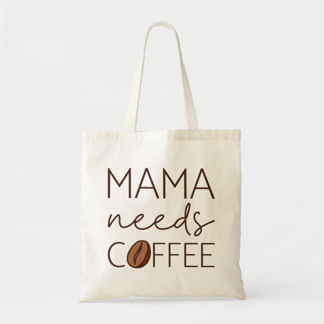 Mamma Needs Coffee Tygkasse (Framsidan)