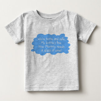 Mamma Needs Vin Blue T Shirt