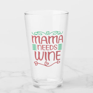 Mamma Needs Vin Glaskopp