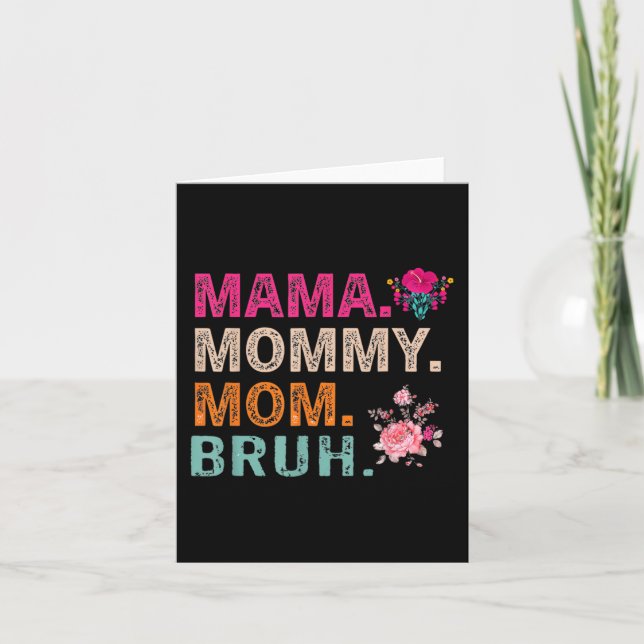 Mamma Noun Definition Funny Mamma Mors dag Kort (Framsida)