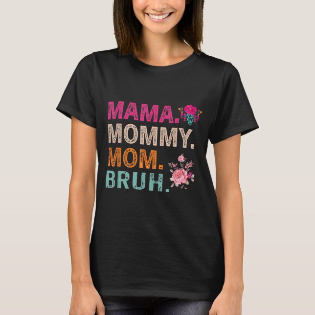 Mamma Noun Definition Funny Mamma Mors dag T Shirt (Framsida)