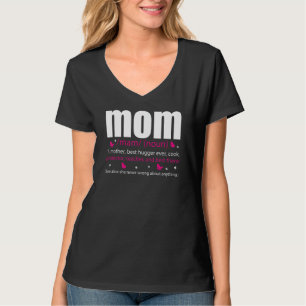 MAMMA Noun Mors dag definition betyder att jag Kär T Shirt