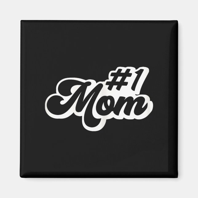 Mamma nummer ett mors dag  magnet (Framsidan)