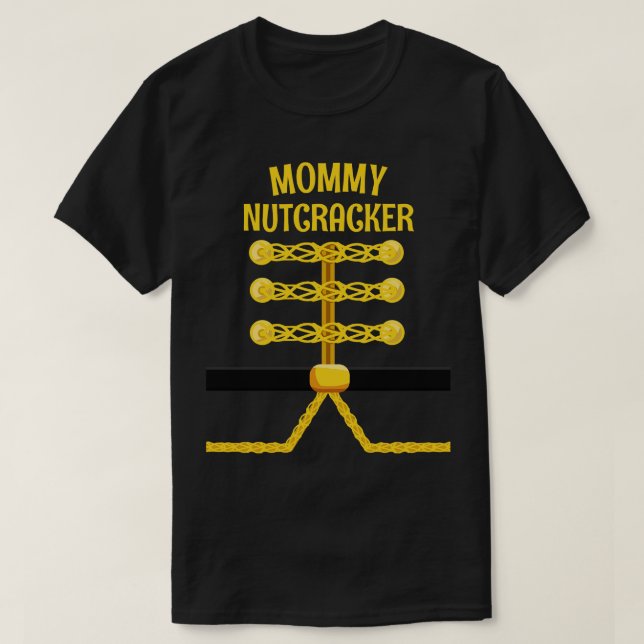 MAMMA Nutcracker Matchande familjejul T Shirt (Design framsida)