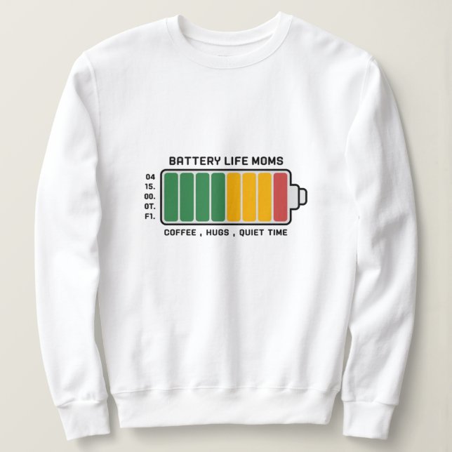 Mamma-O-meter: Drivs av Kärlek & kaffe T Shirt (Design framsida)