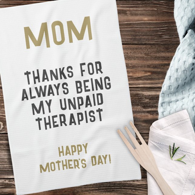 Mamma Obetald terapist nuny Humor Mors dag Kökshandduk (Skapare uppladdad)