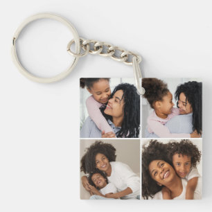 Mamma och baby 4-fotokollage